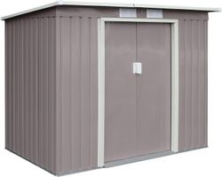 HATTORO P100 Metall Gerätehaus Hellgrau