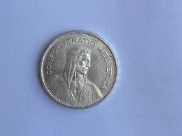 5 Franken Muenze 1954 Confederatio Helvetica Sammelobjekt