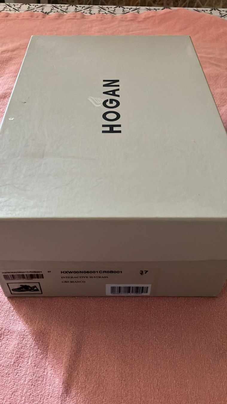Hogan Damenschuhe: Sneakers Hogan Interactive in pelle chiara n.37 – Gebraucht aus Melano von H-Sara 3