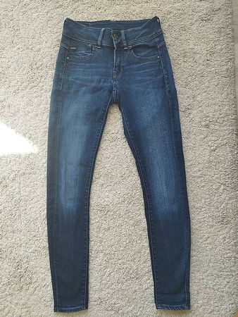 G-Star Raw Jeans dunkle Waschung: Lynn Mid Skinny W26 / L30