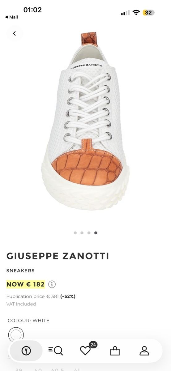 Zanotti Herrenschuhe: Sneakers Giuseppe Zanotti bianche tg43 – Gebraucht aus Grand-Lancy von leo_5b8h