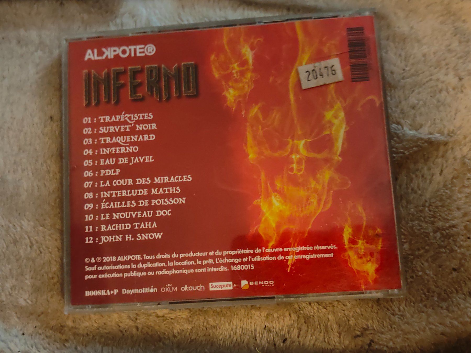 CD: Alkpote - Inferno – Usato da Fribourg venduto da kru_fn65 1