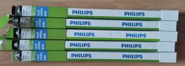 5x Philips TL-D 15W 840 Cool White Leuchten Röhren