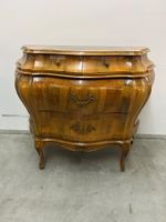 Bombe-Kommode Barock Stil mit Edelhölzern furniert