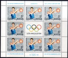 JUGOSLAWIEN OLYMPIADE 1984 BOGEN ** POSTFRISCH ** - BB96