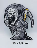 SENSENMANN - Aufnäher - Aufbügler - Stickerei - 13x9,5cm