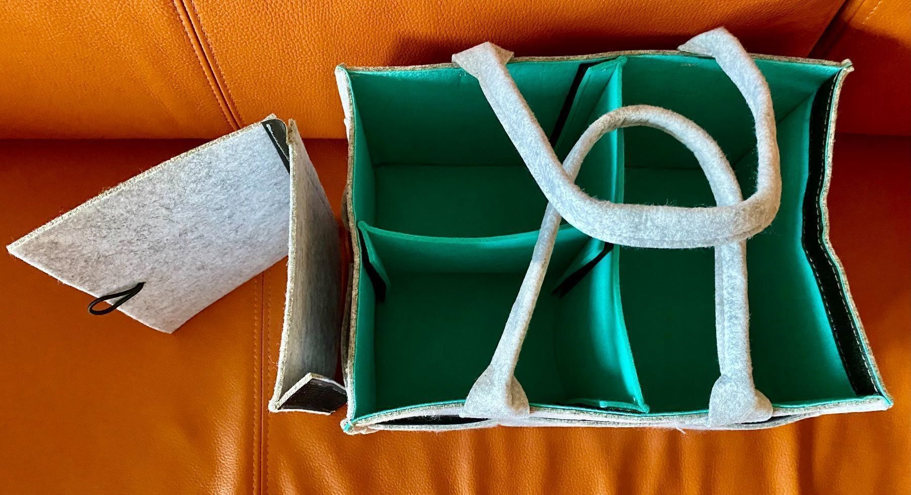 Raccoglitori: Baby Organizer (Grau+Türkis) – Nuovo (secondo la descrizione) da Meilen venduto da Texas1957 2