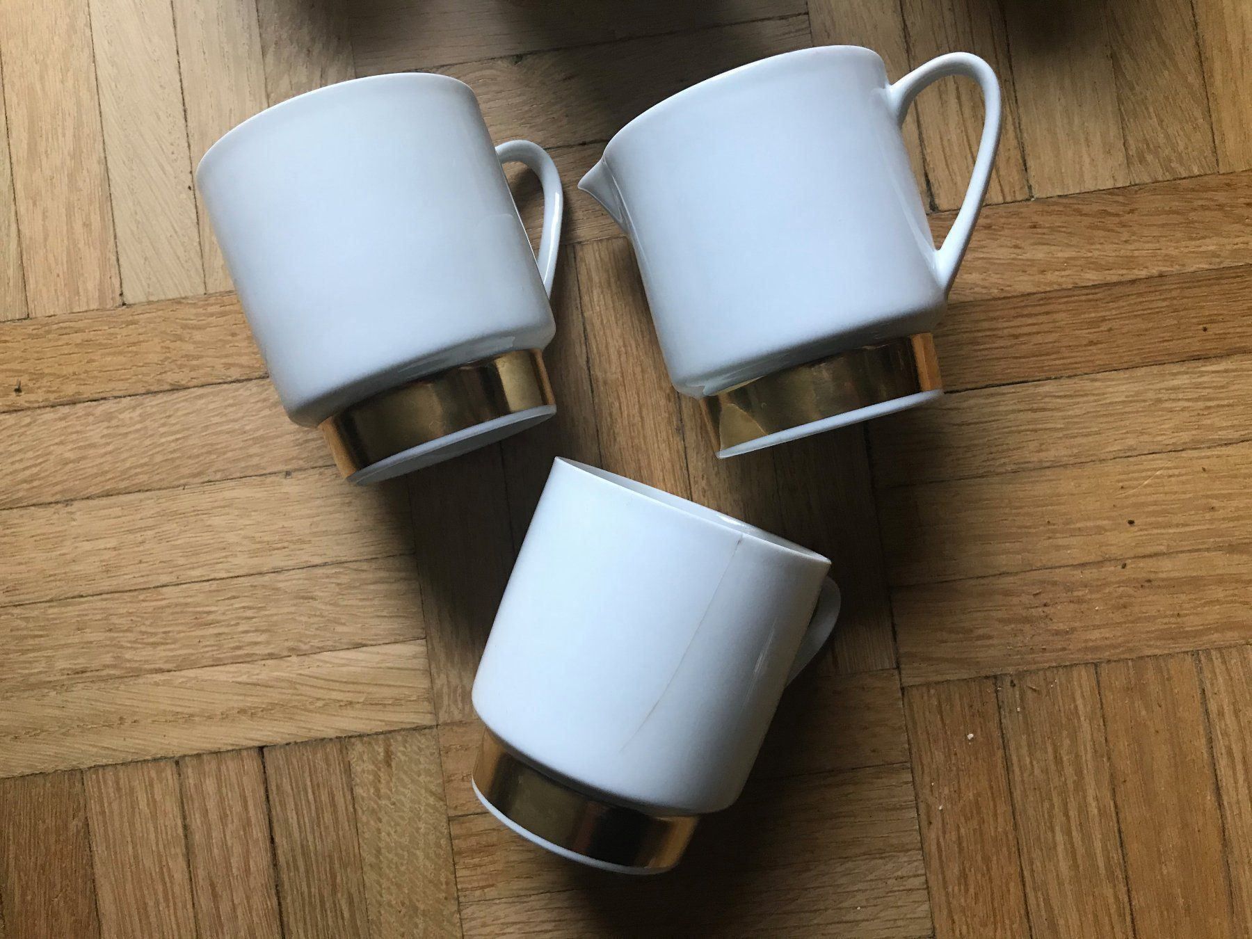 Melitta Set di piatti: Melitta Hamburg Kaffeeservice Goldrand – Usato da Basel venduto da jillybean 3