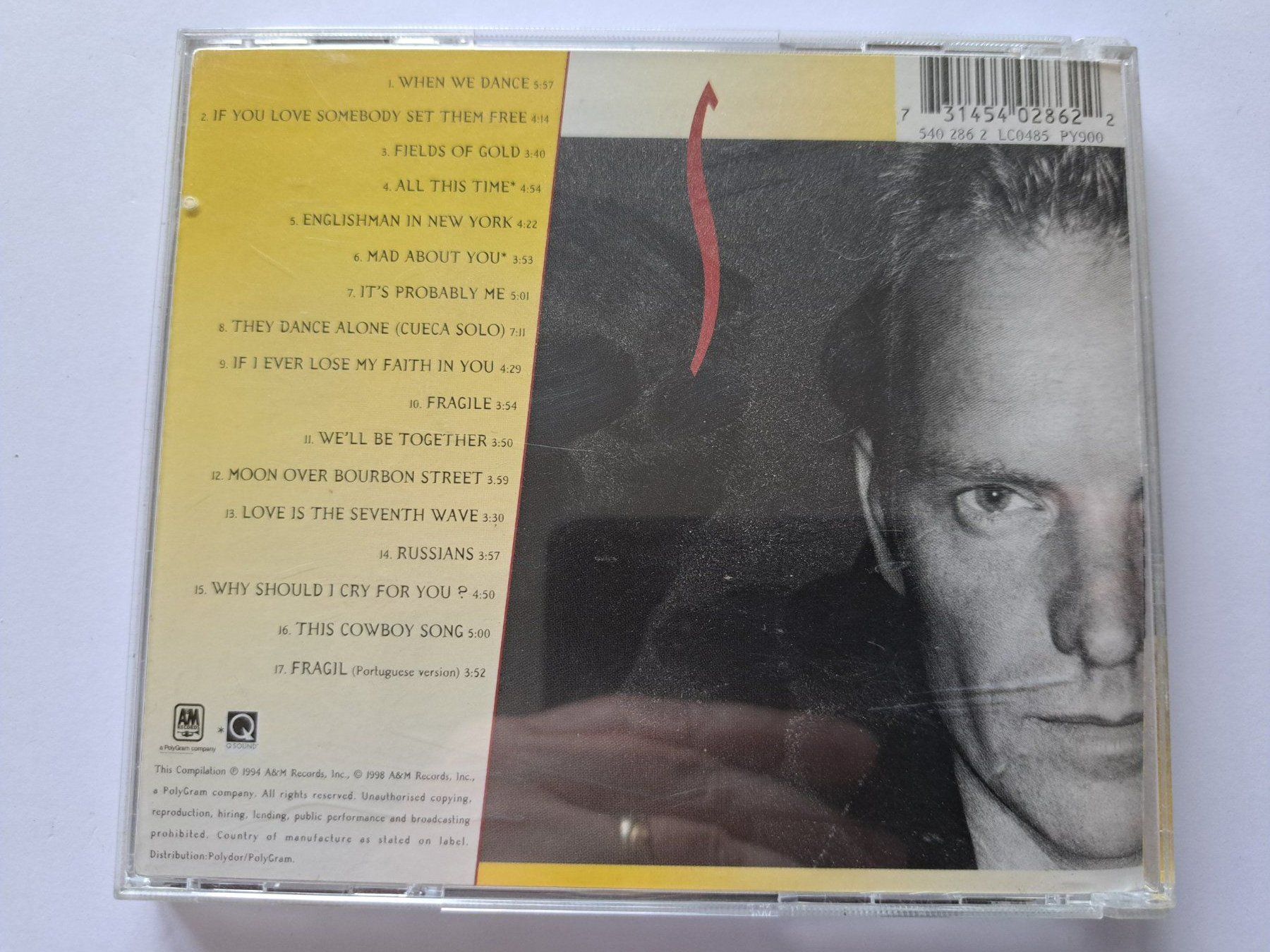 CDs: CD Sting - Fields of Gold – D'occasion à Pully par bro_n52j 1