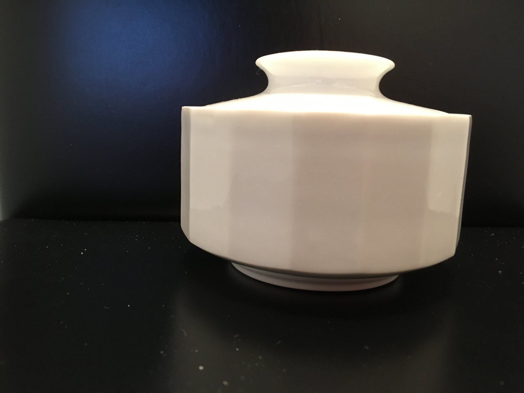 Rosenthal Zuccheriere: Zuckerdose - Rosenthal Polygon weiss – Usato da Affoltern am Albis venduto da Blackrhythm 9
