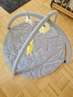 Spielbogen mit Spielmatte grau rund 