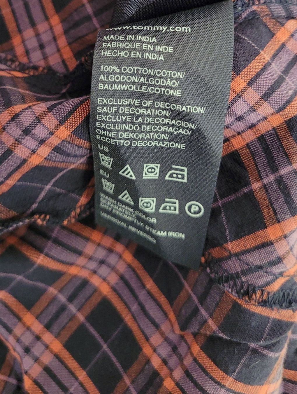 Tommy Hilfiger Blusen: Tommy Hilfiger Kurzarm Bluse Gr. XS Karo – Gebraucht aus Füllinsdorf von Sunnebliemli7 5