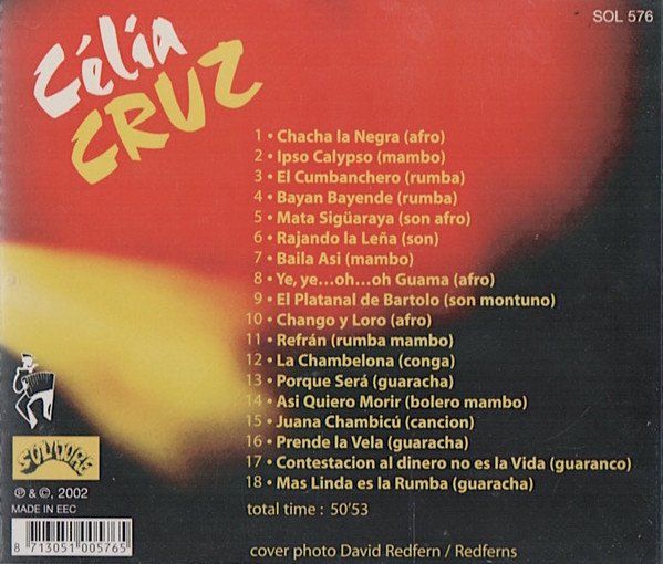 CD: CD CELIA CRUZ - LATINO – Usato da PORRENTRTUY venduto da RABAIS_SPORT 1