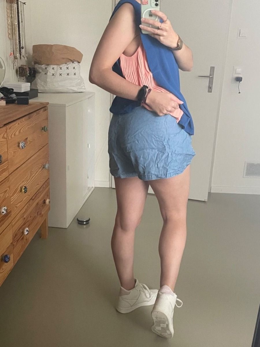 Mango Pantaloni: Short portefeuille Mango lyocell M | Mango Wickelshort Denim – Usato da Zürich venduto da AnnaSa 2