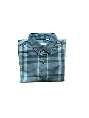 Chemise Burberry Brit à carreaux gris taille XL/M
