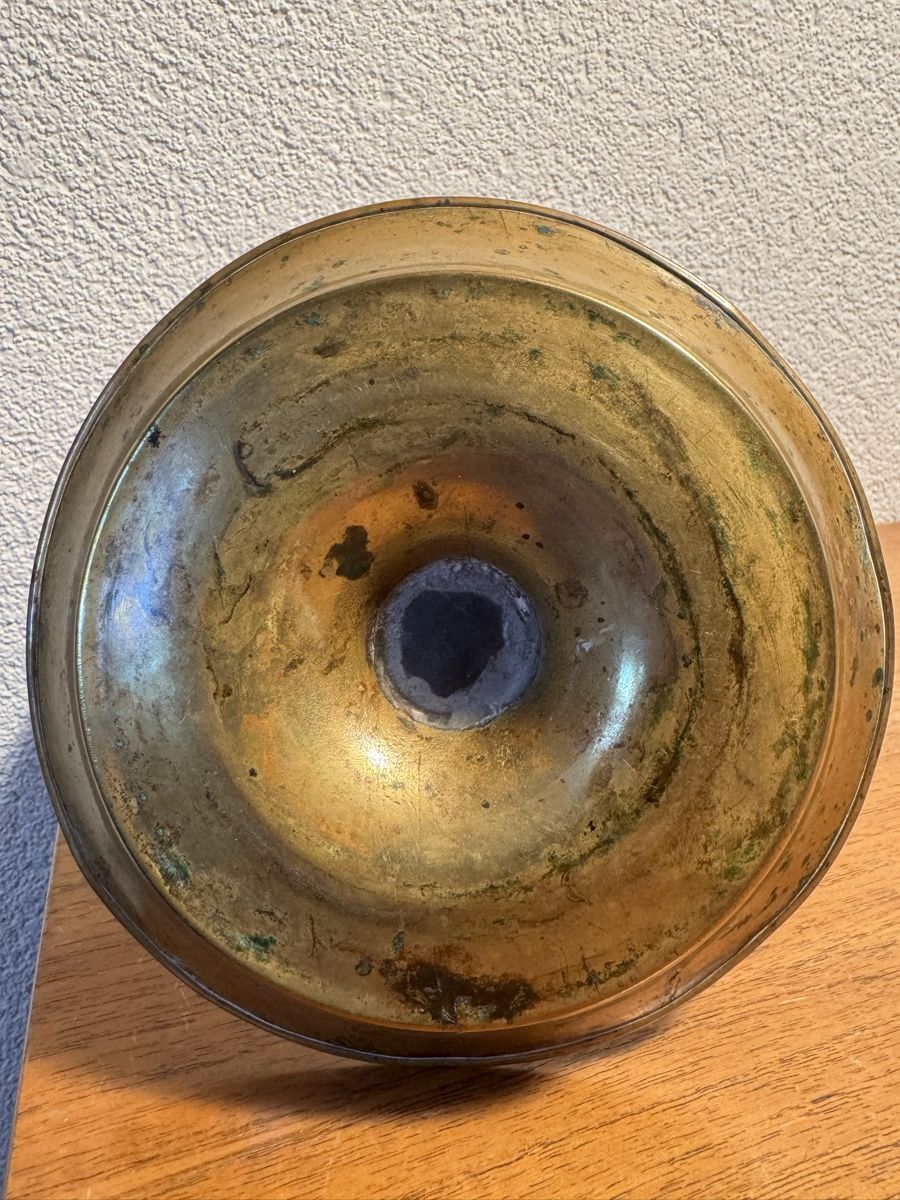 Portacandele: Biedermeier Kerzenständer Messing  21cm hoch – Usato da siebnen venduto da minte 3