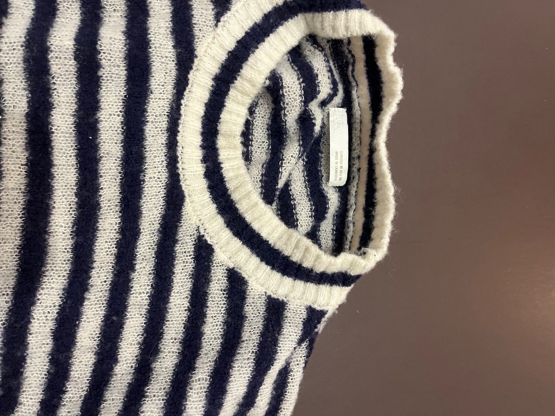 Zara Pullover & Sweatshirts: Pullover Zara gestreift blau Herren Grösse M gebraucht – Gebraucht aus Zürich von TieLukas 1