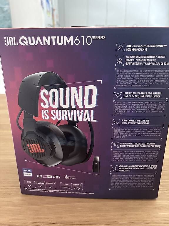Kopfhörer: JBL Gaming-Headset Quantum 610 Wireless Schwarz – Gebraucht aus Immensee von sim_9fdb 1