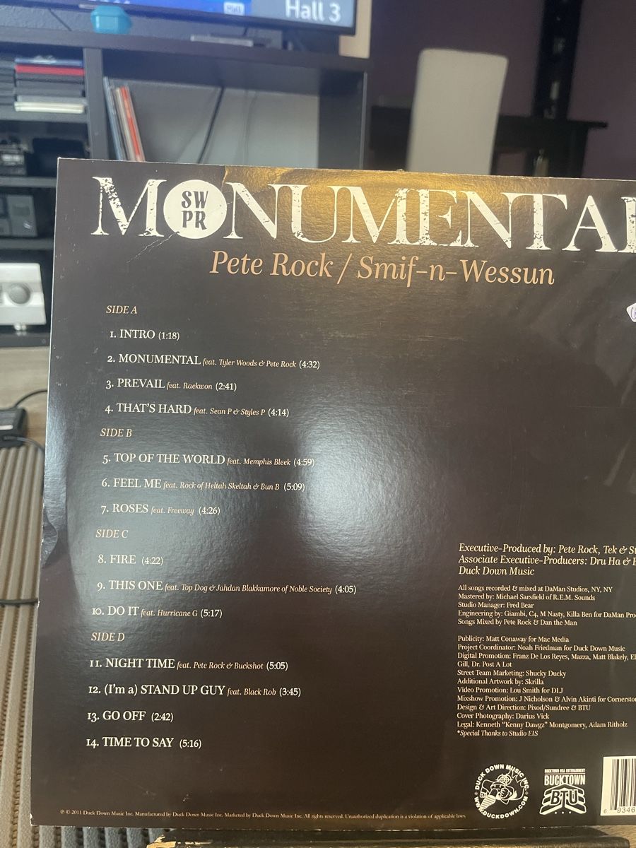 Schallplatten: Pete Rock & Smiff n Wessum / Monumental – Neu (gemäss Beschreibung) aus Dagmersellen von stonefinger 1