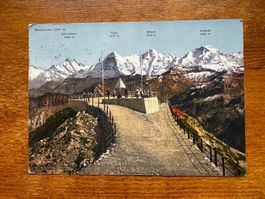 Alte Ansichtskarte vom Niesenkulm, gelaufen 1935
