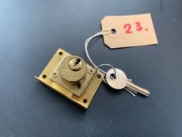 Set Nr.23 Vintage Einbauschloss Schloss BIRD 70er 70s