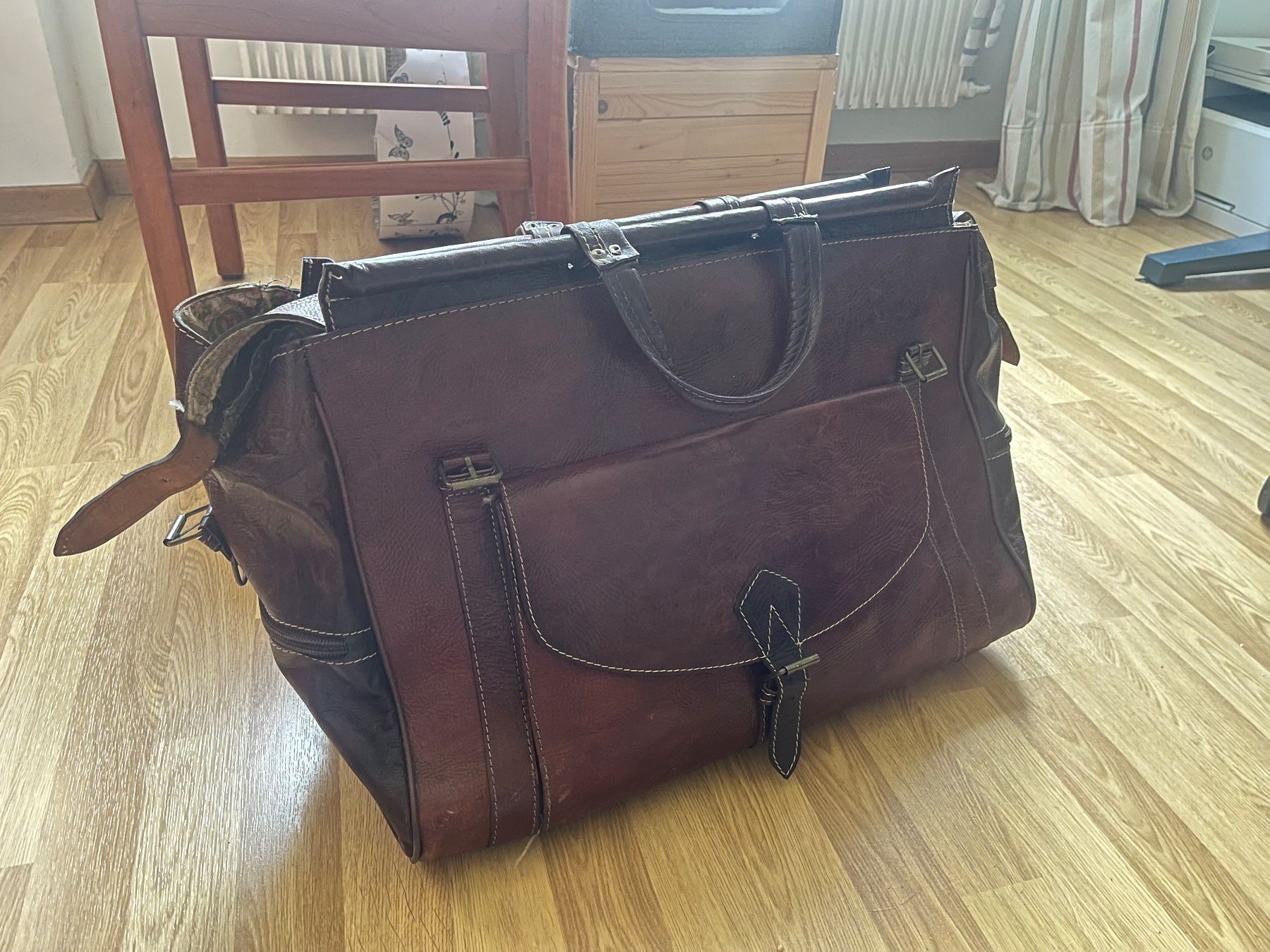 Borse: Reisetasche Leder braun gebraucht – Usato da Zürich venduto da Suenneli161