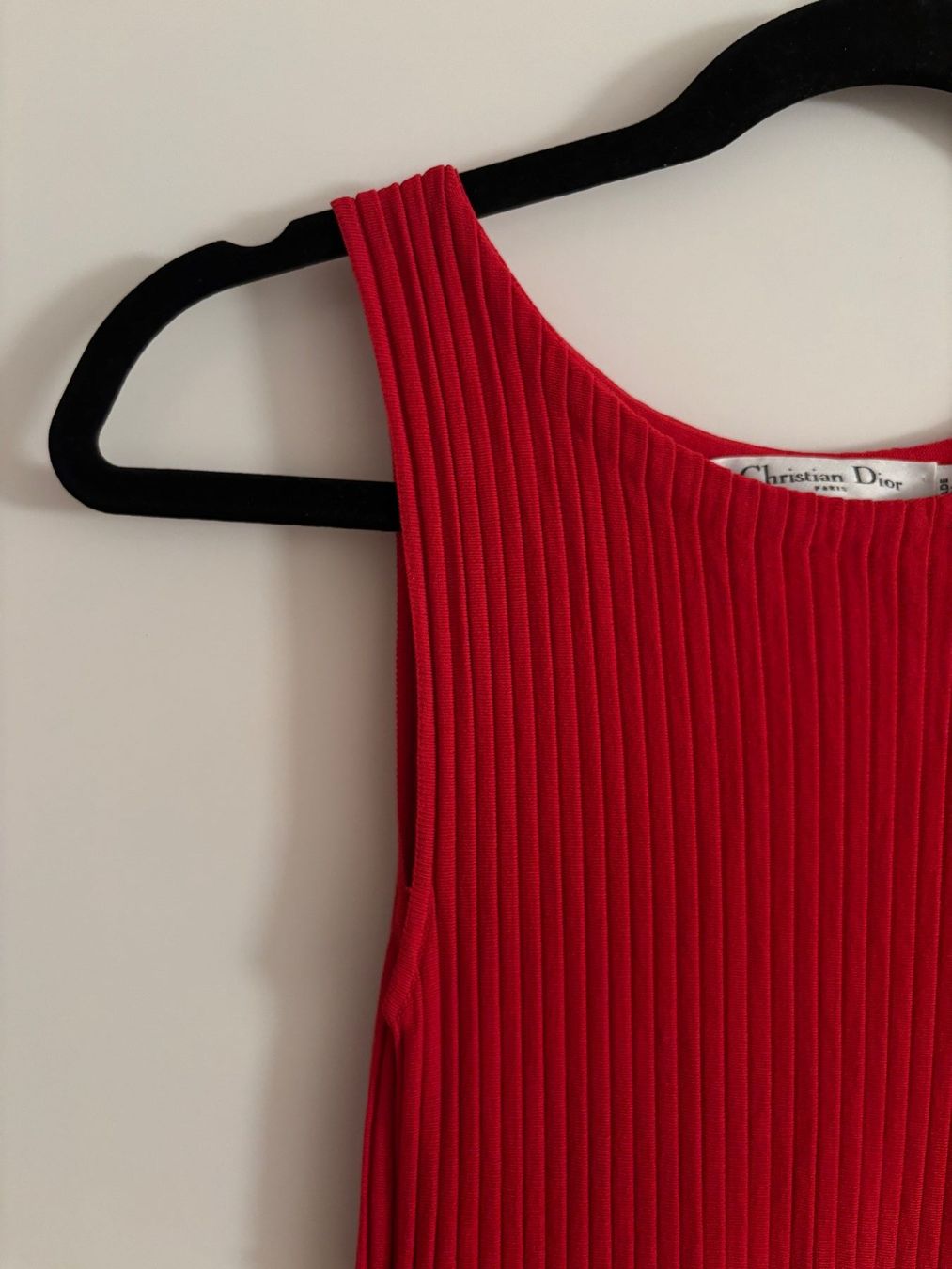 Dior Vestiti: DIOR ärmelloses, sehr elastisches Kleid 34 – Usato da Herrliberg venduto da mayfi 1