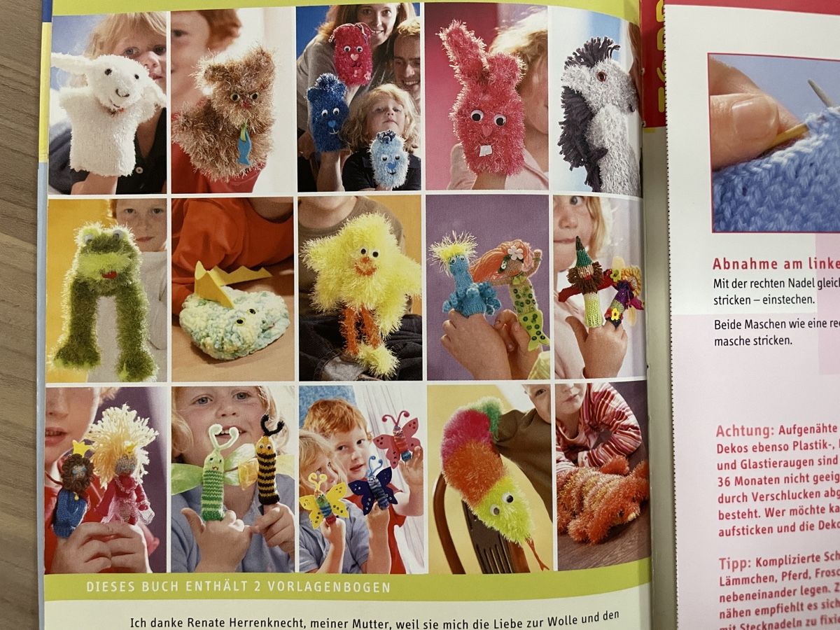 Libri: Hand- & Fingerpuppen stricken – Nuovo (secondo la descrizione) da Elsau venduto da Lusmus13 2