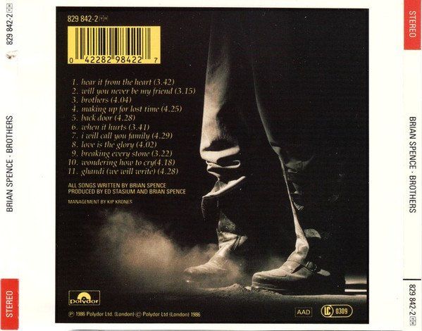 CD: Brian Spence – Brothers, CD vergriffen, D15 – Usato da Sessa venduto da discoverymedia 1