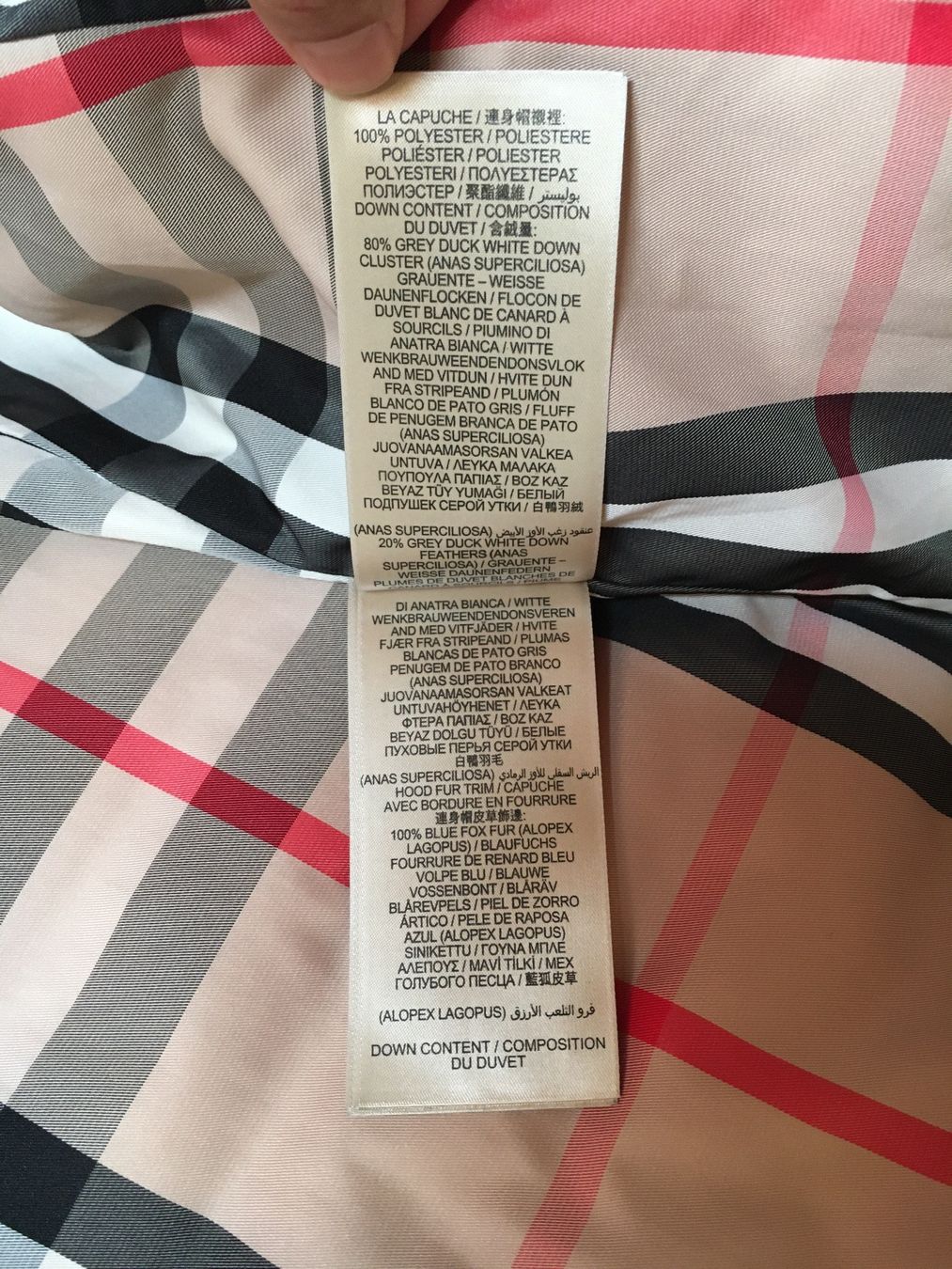 Burberry Giacche: Original Burberry Daunensteppjacke – Usato da Brienz BE venduto da Eos_123 7