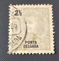 Ponta Delgada 1897 alte briefmarke