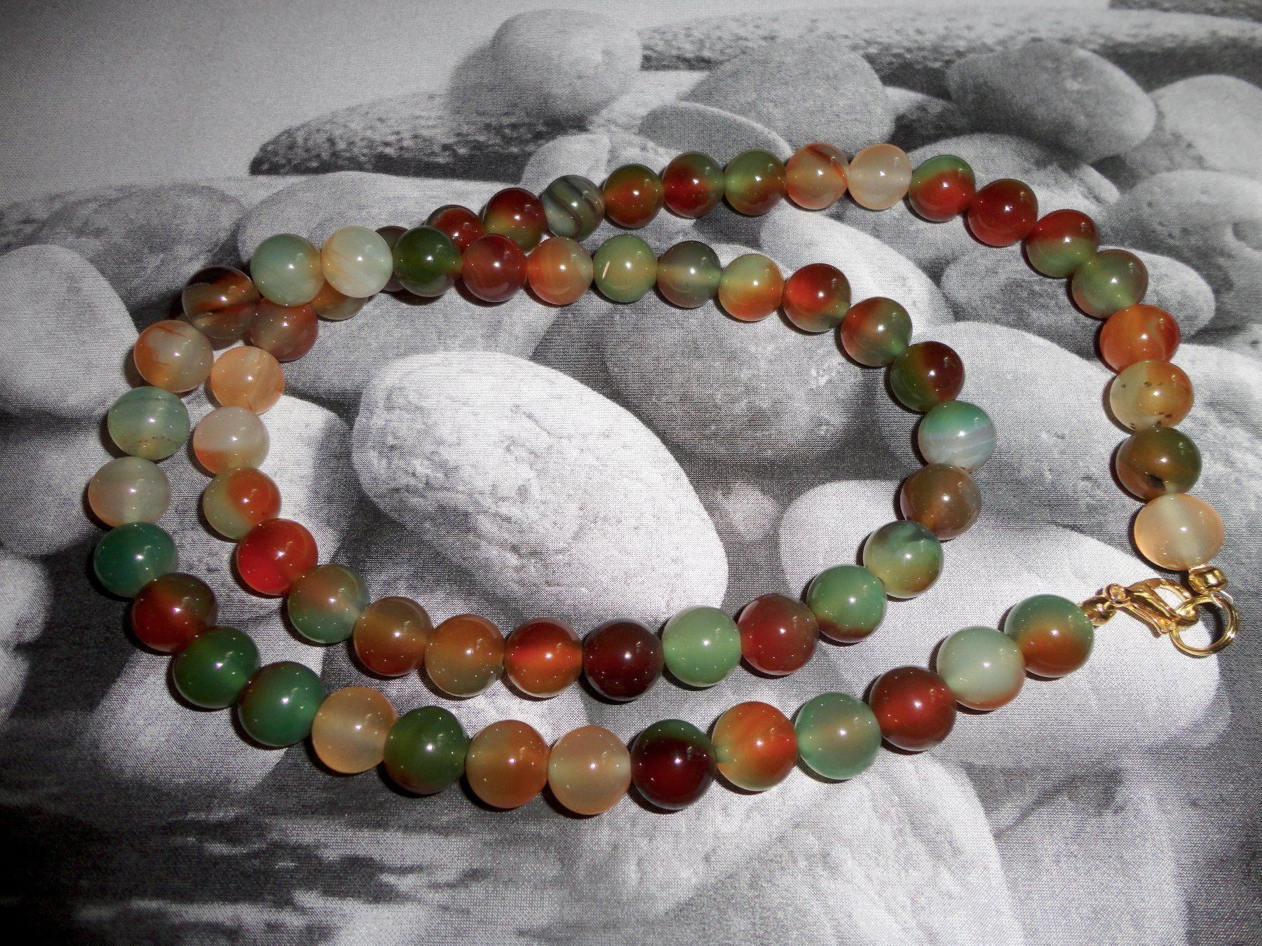 Catenine: Halskette/ Herren Achat – Nuovo (secondo la descrizione) da Biberist venduto da tl-schmuck
