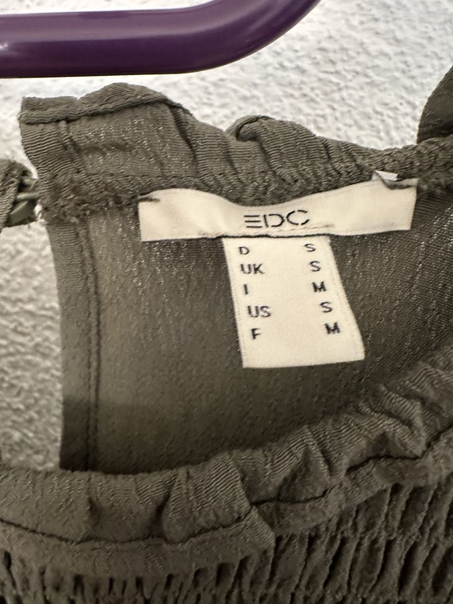 Esprit Camicette: Esprit Bluse Gr. S, Khaki, Rüschen – Nuovo (secondo la descrizione) da Glattbrugg venduto da SMusic98 1