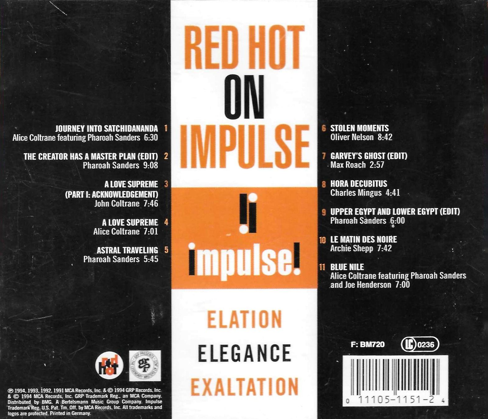 CDs: Red Hot - On Impulse – D'occasion à Savagnier par Ne2065 1