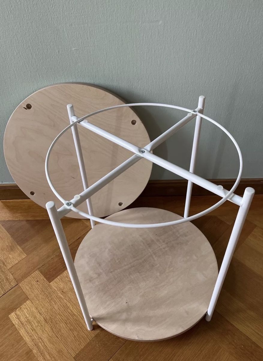 Comodini: Side round table with metal frame – Nuovo (secondo la descrizione) da Bonstetten venduto da AmAndre 4