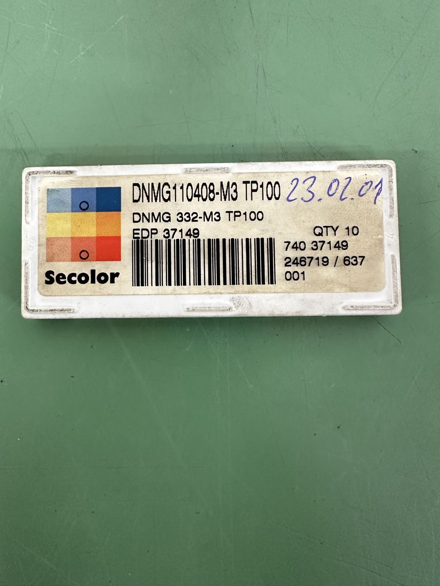Tutti gli attrezzi: SECO Inserts, Dreheinsatz DNMG 332-M3 TP100. – Nuovo (secondo la descrizione) da Aarberg venduto da SNMachines 1