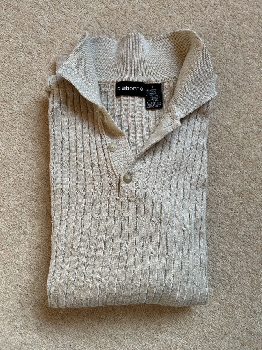 Maglioni & Felpe: Zopf-Pullover Hellbeige Grösse L – Usato da Zürich venduto da sop_82jx