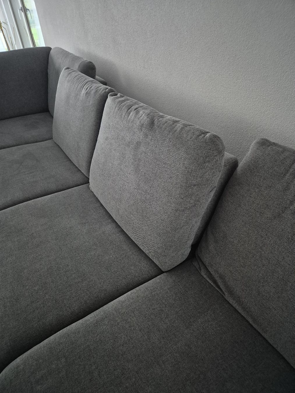 Sofas: grosses Ecksofa Grau + Stoff – Neu (gemäss Beschreibung) aus Altendorf von caj_hry2 5