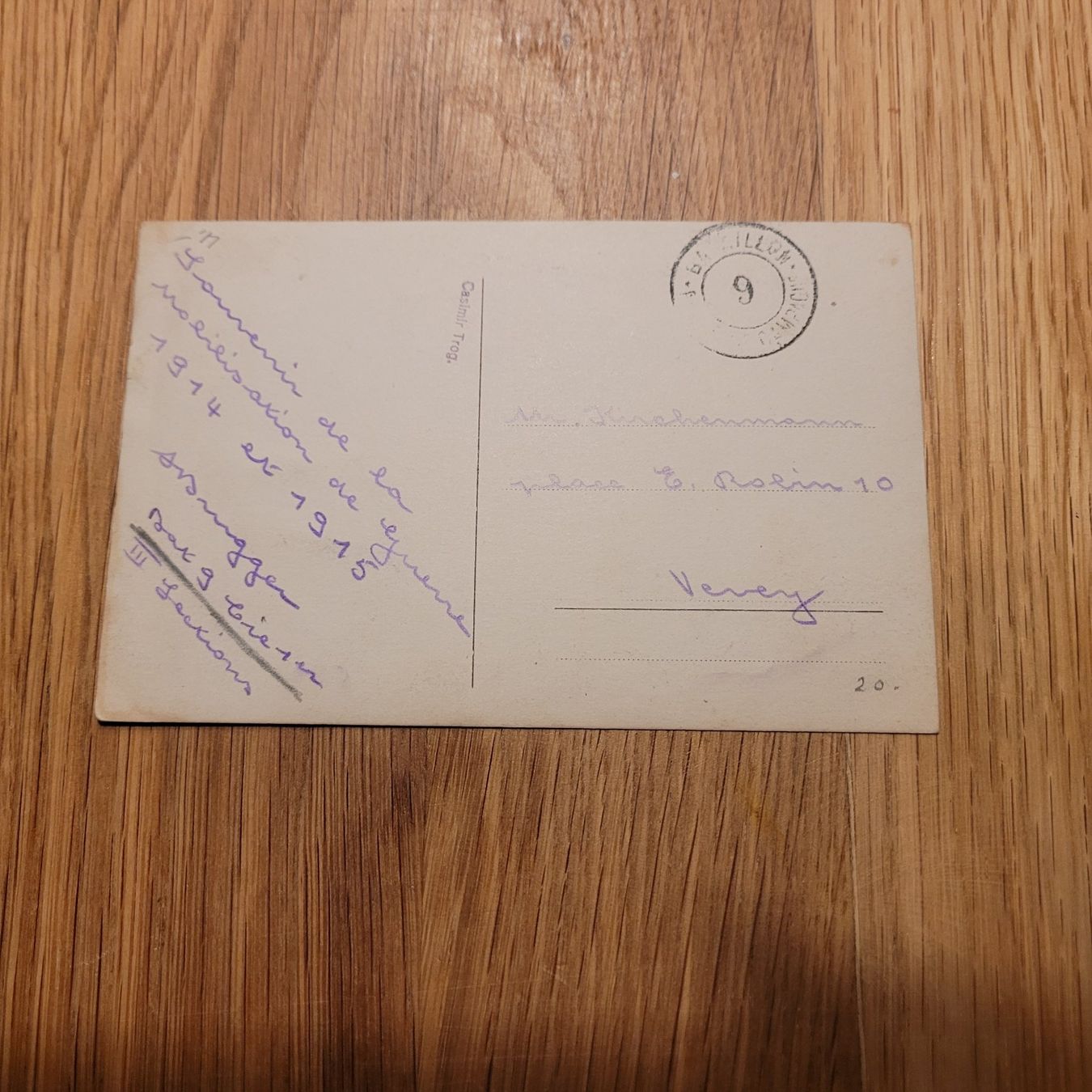Ansichtskarten: Carte Postale AK Militär Bataillon – Gebraucht aus Biel/Bienne von Destockweb 1