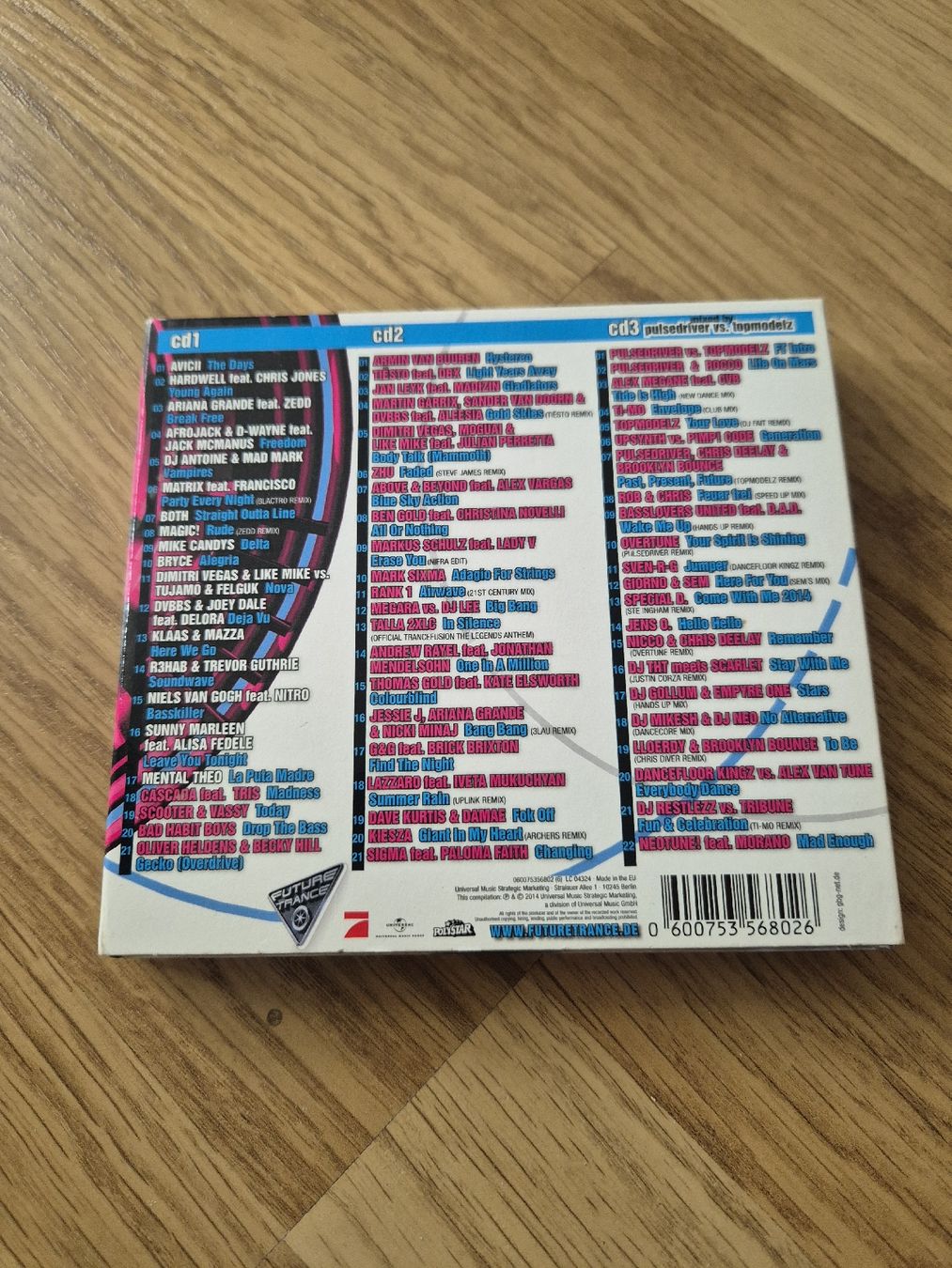 CD: Future Trance 70 - 3 CD Set Hit-Collection! – Usato da Langenthal venduto da Polarisstern 1