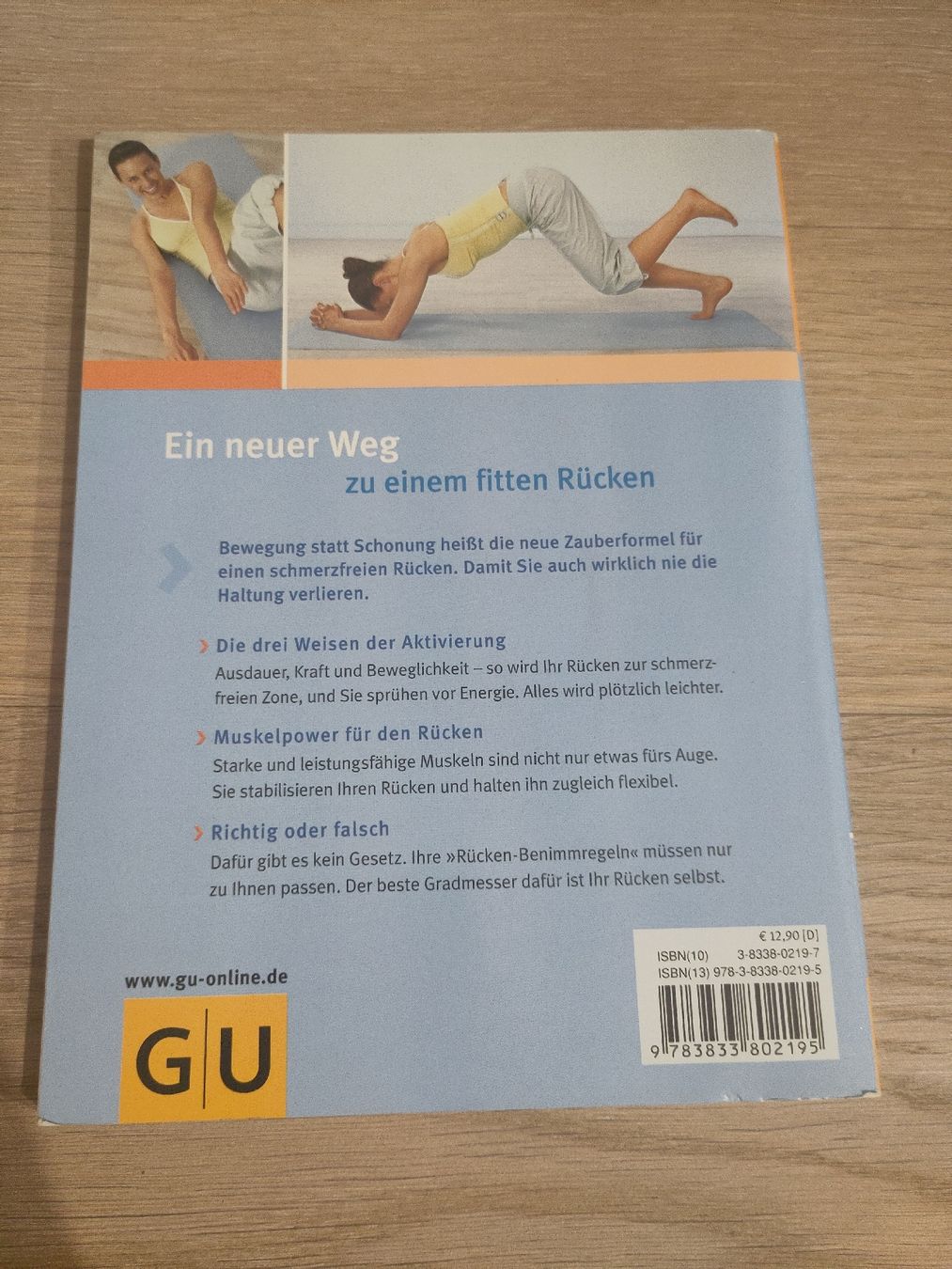 Bücher: Buch: Das neue Rückentraining, GU Ratgeber – Gebraucht aus Zürich von her_yqt7 1