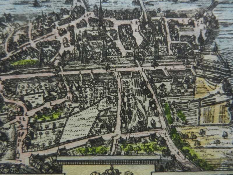 Stiche: Zürich kolorierter Kupferstich – Gebraucht aus Risch von Rischli15 8