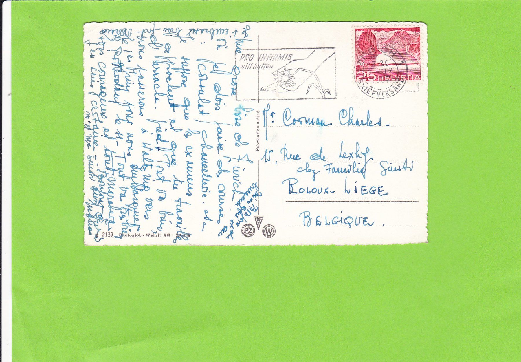 Cartoline postali: Zürich-Utoquai-Tram – Usato da St. Peterzell venduto da neckertal 1