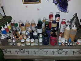 Diverse Künstlerfarben-Sammlung 62 Stk carandAche u.andere