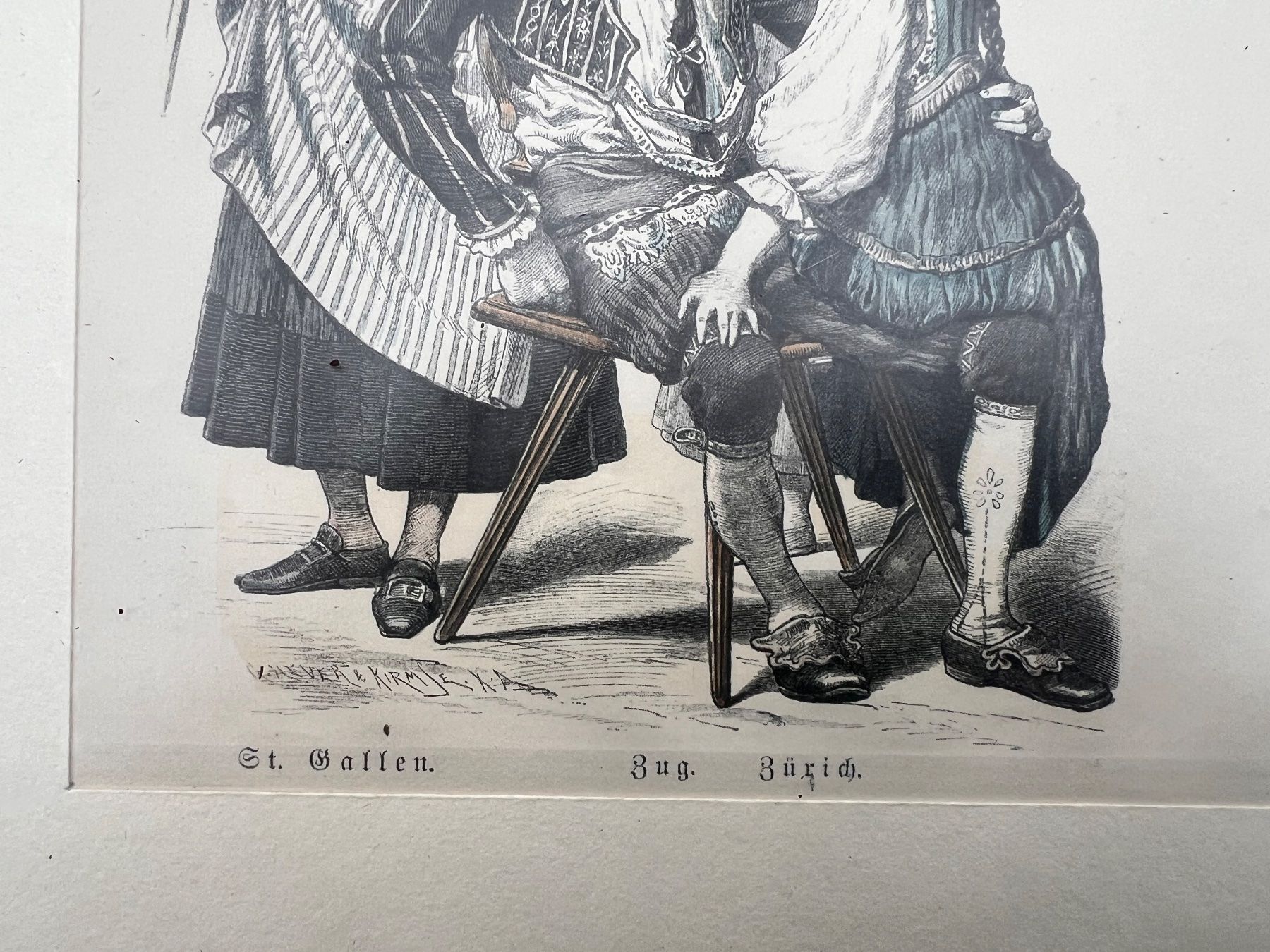 Grafiken & Lithographien: Grande et superbe lithographie dans son cadre. – Gebraucht aus Savigny von ron_q529 7