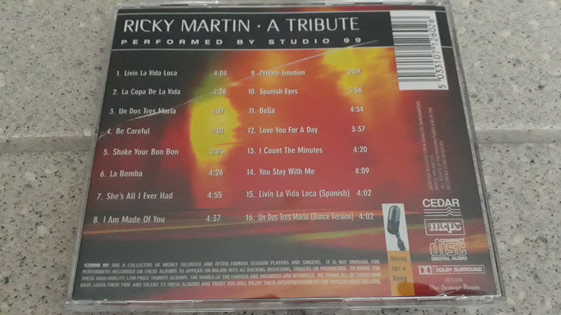 CD: Ricky Martin - A Tribute – Usato da Stäfa venduto da Supertramp73 1