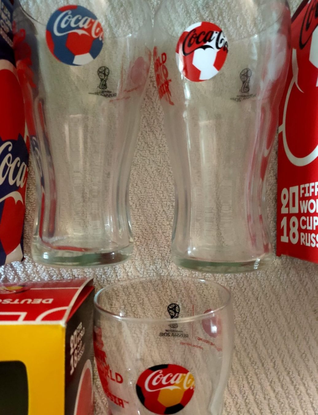 Coca-Cola Gläser: Coca Cola Gäser FIFA 2018 – Neu (gemäss Beschreibung) aus Luzern von Luzern_Energy 2