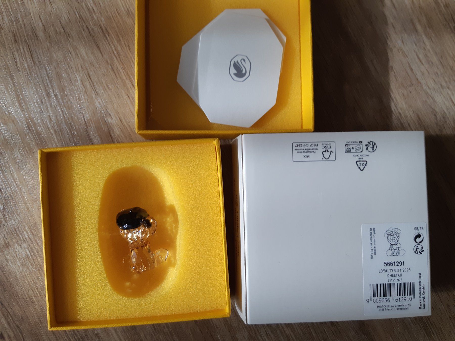 Swarovski Statuette: Swarovski Gepard Cheetah Loyalty 2023 – Nuovo e nell'imballaggio originale da Thierachern venduto da Shila99 2