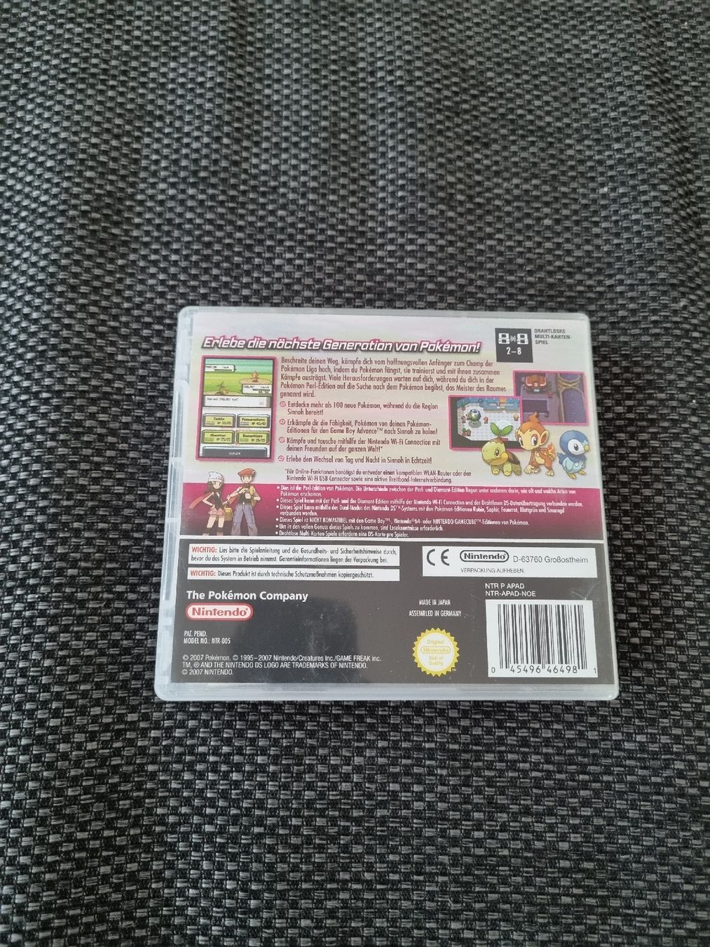 Pokémon Giochi: Pokemon Perl Nintendo Ds Deutsch – Usato da Wattwil venduto da xGamePlayElite 1