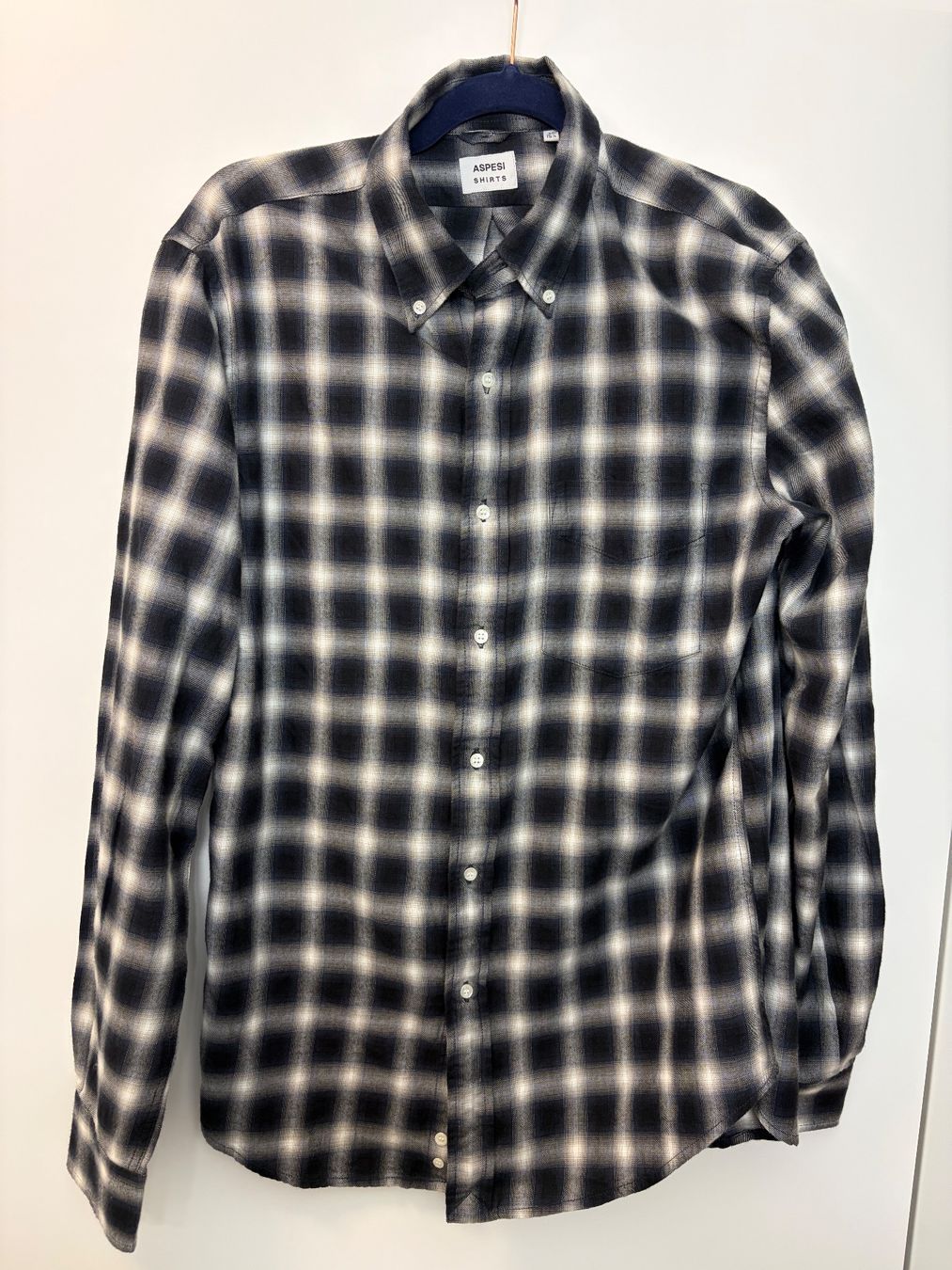 Aspesi Camicie: Aspesi Plaid Flannel Hemd 40cm = M 50  Neu – Nuovo (secondo la descrizione) da Zürich venduto da jdp99 1